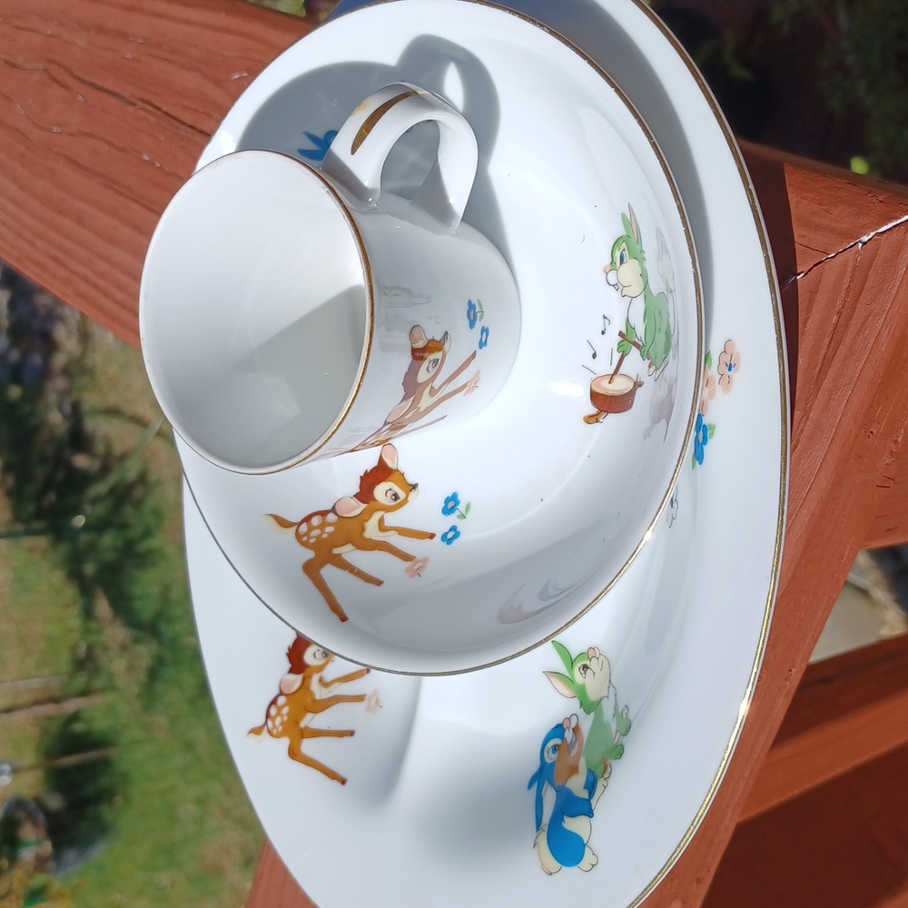 Children's Bambi dish set